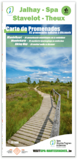Wandelkaart Jalhay- Spa- Theux & Stavelot - NGI