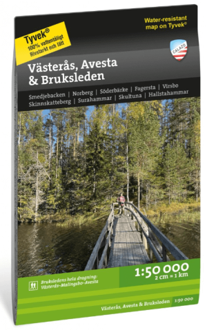 Wandelkaart Terrängkarta 410 Västerås Avesta & Bruksleden- Calazo