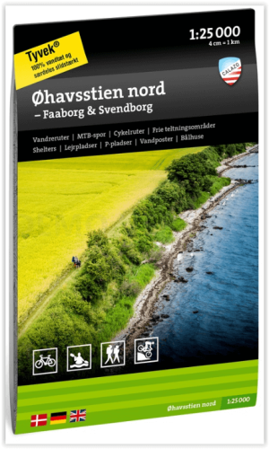 Wandelkaart 100 Øhavsstien Nord - Faaborg & Svendborg - Calazo