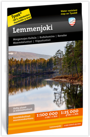 Wandelkaart 020 Lemmenjoki Nationaal Park - Lapland - Calazo