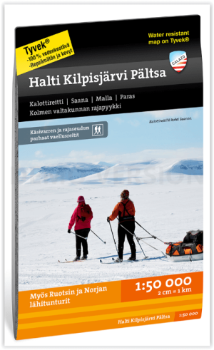 Wandelkaart 010 - Halti Kilpisjärvi Pältsa Finland - Calazo