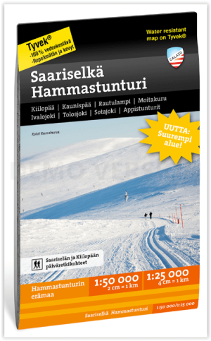 Wandelkaart 110 - Saariselkä & Hammastunturi wildernis - Calazo