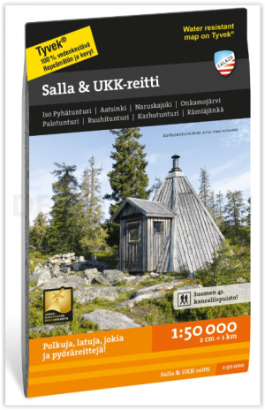 Wandelkaart 120 Salla & UKK-wandelroute Finland - Calazo