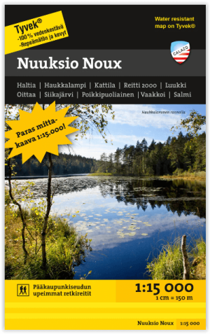 Wandelkaart 020 Padkaart Nuuksio NP - Noux - Calazo Förlag
