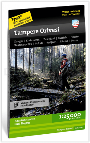 Wandelkaart 100 Tampere Orivesi - Calazo