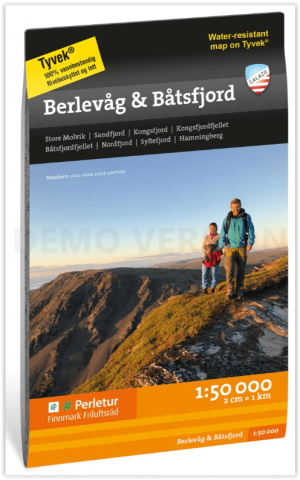 Wandelkaart Tourkaart 030 Berlevåg & Båtsfjord - Calazo