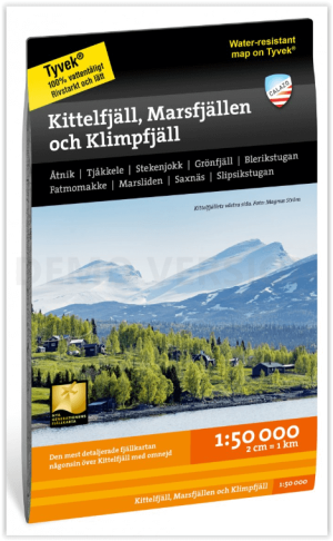 Wandelkaart Fjallkarta 060 Kittelfjäll & Marsfjällen - Calazo