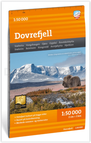 Wandelkaart Tourkaart 060 Dovrefjell Sunndalsfjella - Calazo