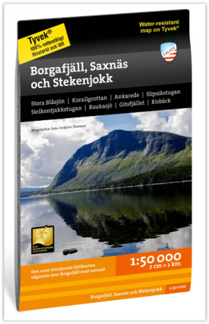 Wandelkaart Fjallkarta 020 Borgafjäll & Saxnäs - Calazo