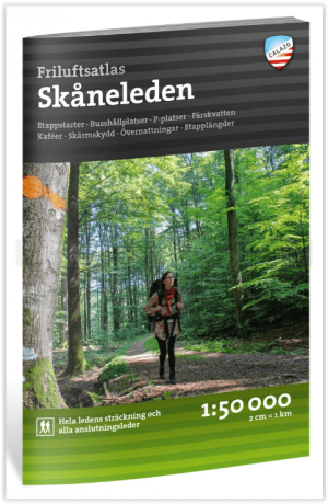 Wandelgids Friluftsatlas 060 Skåneleden - Calazo
