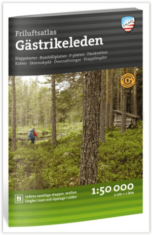 Wandelgids Friluftsatlas 030 Gästrikeleden - Calazo