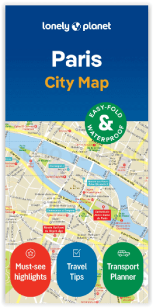Paris city map - Lonely Planet