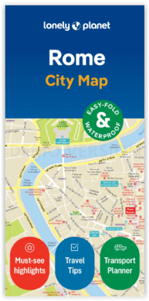 Stadskaart Rome city map - Lonely Planet