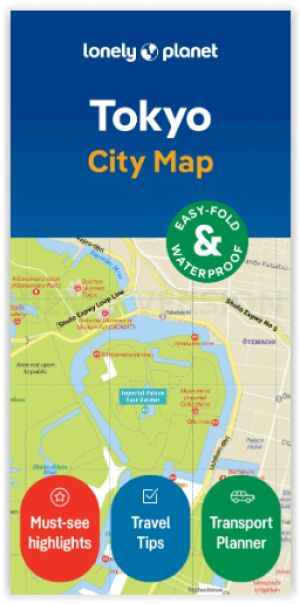 Tokyo city map - Lonely Planet