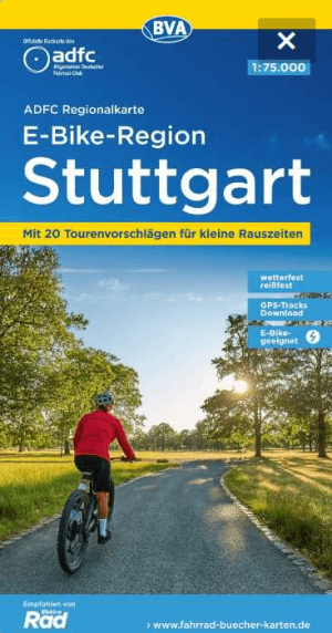 Fietskaart Stuttgart E-Bike-Regio - ADFC