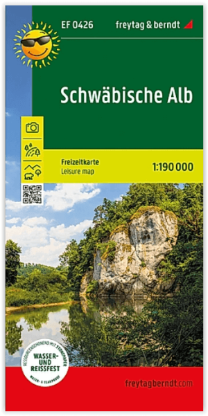 Wandelkaart Schwäbische Alb Erlebnisführer - F&B