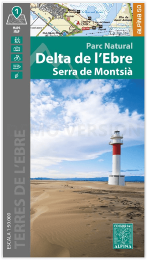 Wandelkaart 65 Delta de l'Ebre PN - Editorial Alpina