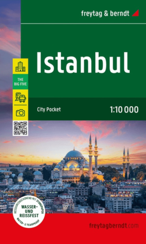 Stadsplattegrond Istanbul City Pocket kaart - Freytag & Berndt