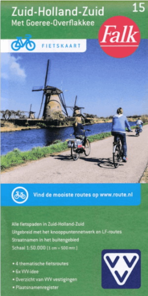 Falk VVV Fietskaart 15 Zuid-Holland Zuid + Goeree Overflakkee - Falk