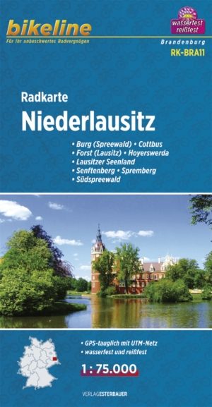 Fietstourkaart Niederlausitz - Estenbauer