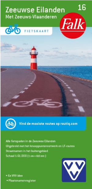 Falk VVV Fietskaart 16 Zeeuwse Eilanden & Zeeuws-Vlaanderen - Falk