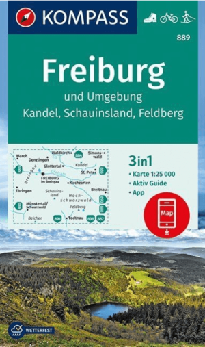 Wandelkaart 889 Freiburg im Breisgau & Umgebung - Kompass