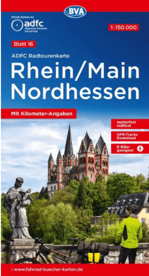 Fietskaart 16 Rhein & Main Nordhessen - ADFC