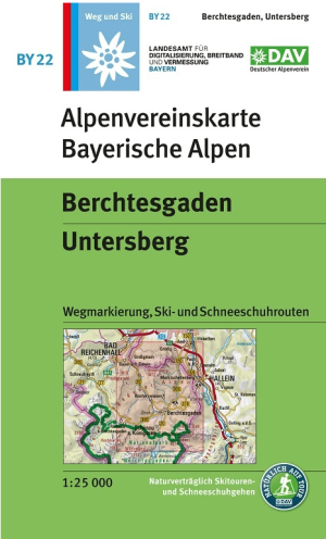 Wandelkaart BY22 Berchtesgaden & Untersberg - DAV