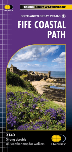 Wandelkaart Fife Coastal Path XT40 - Harvey Maps