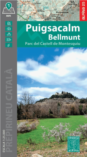 Wandelkaart Puigsacalm Bellmunt - Editorial Alpina