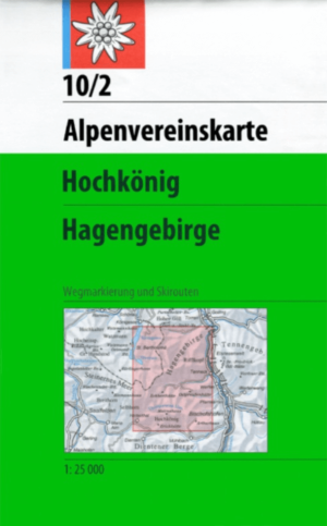 Wandelkaart 10/2 Hochkönig & Hagengebirge - Deutcher Alpenverrein