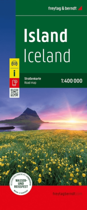 Landkaart Wegenkaart Ijsland wp - Freytag & Berndt