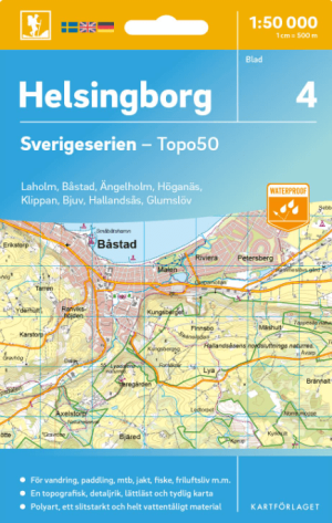 Wandelkaart 4 Sverigeserien Helsingborg - Norstedts