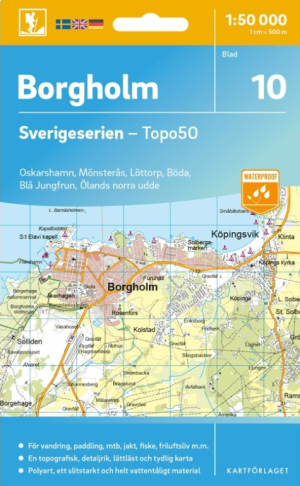 Wandelkaart 10 Sverigeserien Borgholm - Norstedts