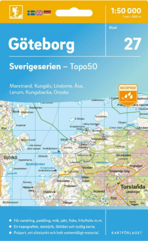 Wandelkaart 27 Sverigeserien Göteborg - Norstedts