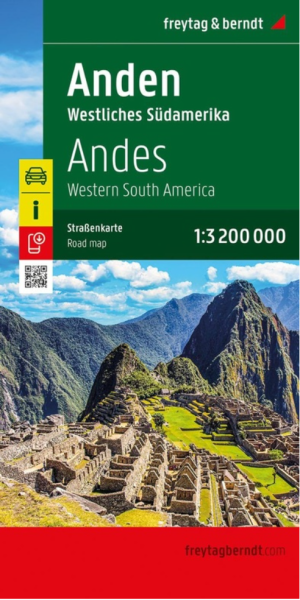 Landkaart wegenkaart Andes West Zuid Amerika - Freytag & Berndt