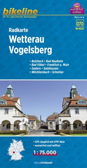 Fietskaart Radkarte Wetterau & Vogelsberg - Estenbauer