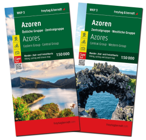 Wandelkaart Fietskaart Azoren (Portugal) - Freytag & Berndt