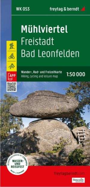 Fietskaart Wandelkaart Mühlviertel, Freistadt & Bad Leonfelden