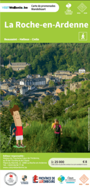 Wandelkaart La Roche-en-Ardenne - NGI