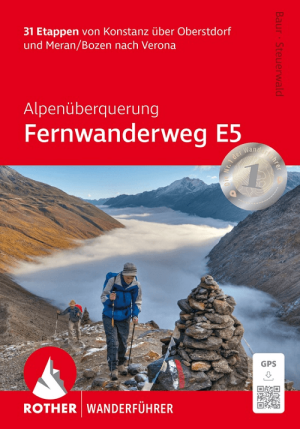 Wandelgids E5 Alpenüberquerung Fernwanderweg - Rother