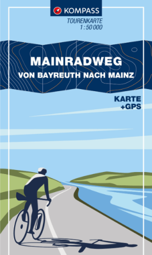 Fietskaart F7003 Mainradweg von Beyreuth nach mains - Kompass
