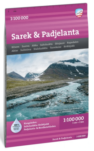 Wandelkaart Bergkaart 070 Sarek & Padjelanta - Calazo