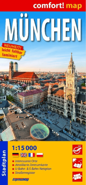 Stadskaart Plattegrond Munchen - ExpressMap