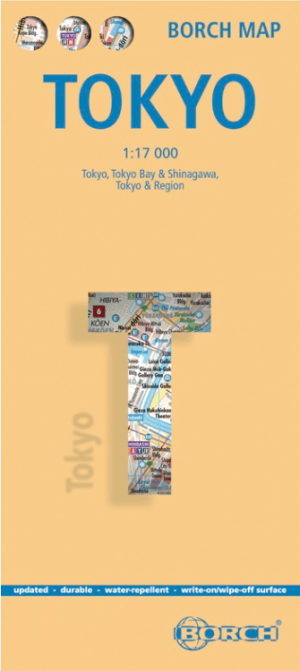 Stadskaart plattegrond Tokyo Japan - Borch