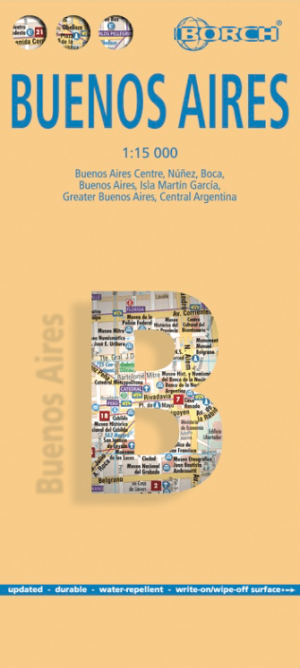 Stadskaart plattegrond Buenos Aires Argentina - Borch