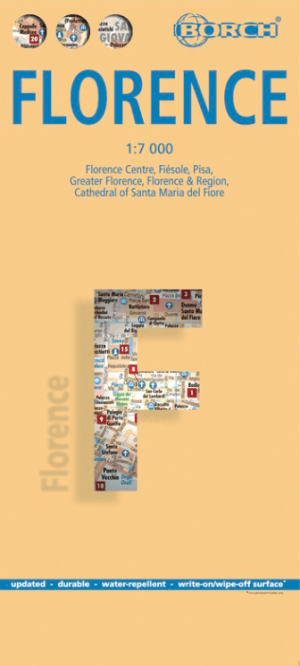 Stadskaart plattegrond Firenze Tosane - Borch