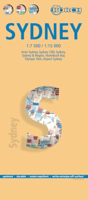 Stadskaart plattegrond Sydney Australia - Borch