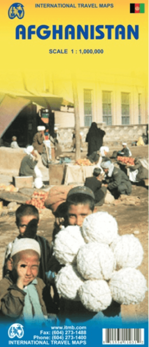Landkaart Wegenkaart Afghanistan - ITMB
