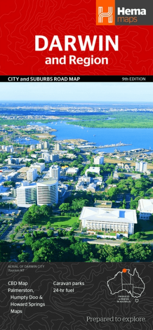 Stadskaart plattegrond Darwin & omgeving - Hema Maps